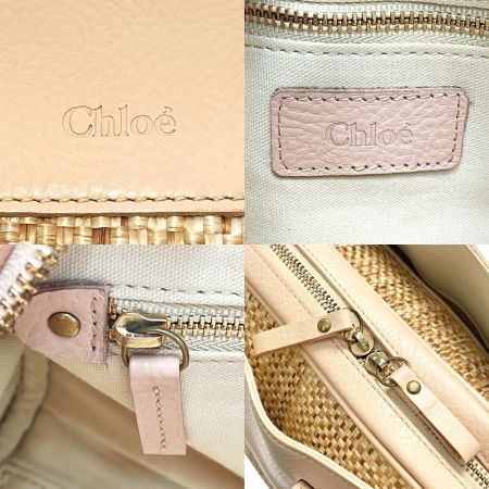  Chloe クロエ ハンドバッグ ピンク レザー レディース ゴールド金具