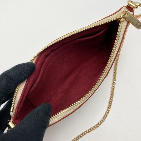  LOUIS VUITTON ルイヴィトン モノグラム マルチカラー ミラMM M60096 ブロン ポシェット アクセサリーポーチ 箱・布袋有