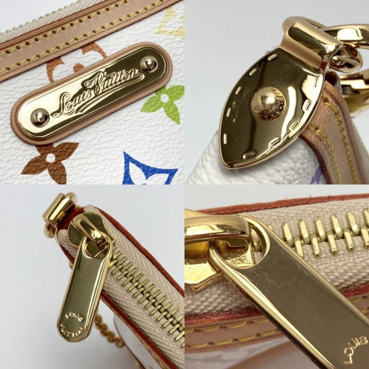 LOUIS VUITTON ルイヴィトン モノグラム マルチカラー ミラMM M60096 ブロン ポシェット アクセサリーポーチ  箱・布袋有｜中古｜なんでもリサイクルビッグバン