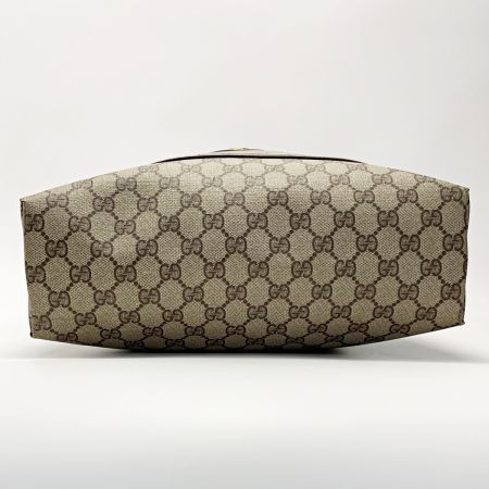  GUCCI グッチ Accessory Collection 39.02.003 ブラウン系 ショルダートートバッグ PVC×レザー レディース