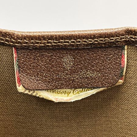  GUCCI グッチ Accessory Collection 39.02.003 ブラウン系 ショルダートートバッグ PVC×レザー レディース