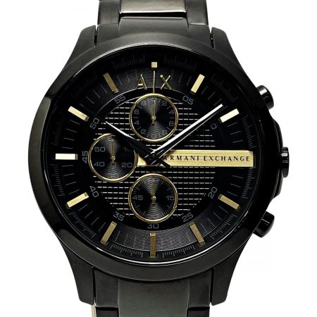  ARMANI EXCHANGE アルマーニエクスチェンジ AX2164 ブラック クォーツ ステンレススチール メンズ 腕時計
