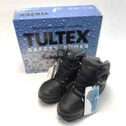 ☆☆ アイトス TULTEX セーフティシューズ 安全靴 ハイカット 56380-010 ブラック 23.5cm 耐滑 防水 未使用 Sランク