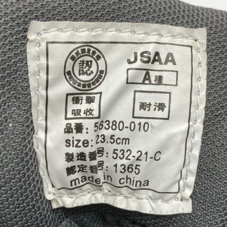  アイトス TULTEX セーフティシューズ 安全靴 ハイカット 56380-010 ブラック 23.5cm 耐滑 防水 未使用