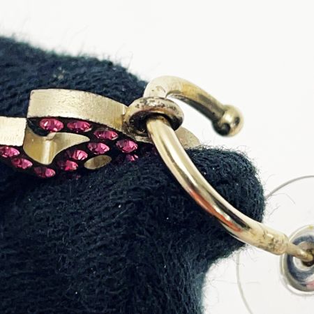  CHANEL シャネル ココマーク A31068 ゴールド×ピンク ピアス ラインストーン GP レディース アクセサリー