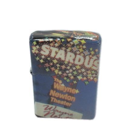  ZIPPO ジッポー オイルライター 2002年製 フィルム・ラッピング The Wayne Newton Theater 箱有