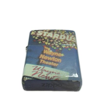  ZIPPO ジッポー オイルライター 2002年製 フィルム・ラッピング The Wayne Newton Theater 箱有