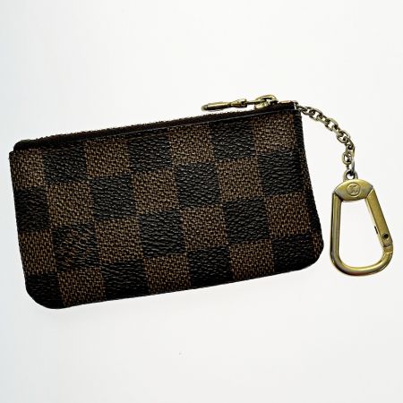  LOUIS VUITTON ルイヴィトン ダミエ ポシェット・クレ N62658 ブラウン キーケース ユニセックス ゴールド金具