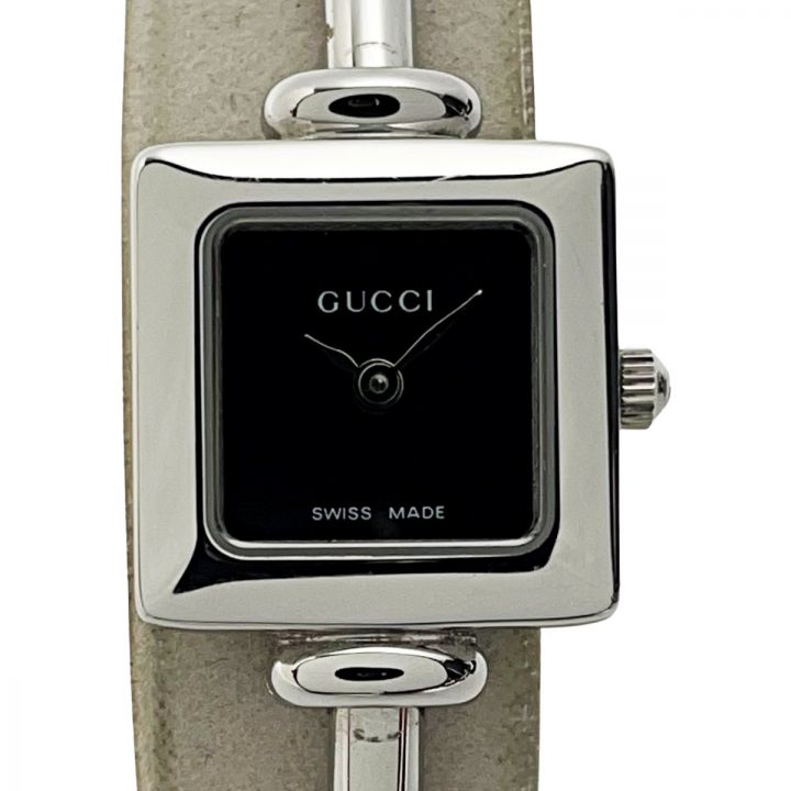 GUCCI グッチ クォーツ 1900L ブラック レディース ステンレススチール 腕時計 ケース・取説有｜中古｜なんでもリサイクルビッグバン