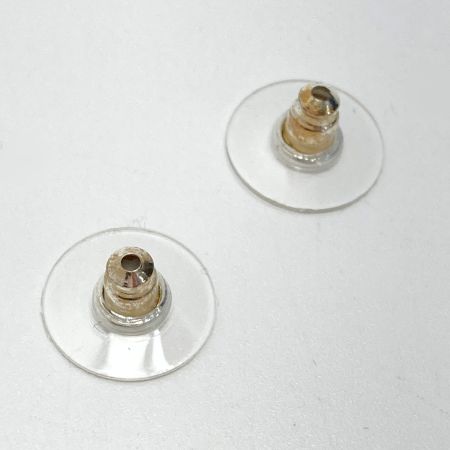  CHANEL シャネル ココマーク ハート ラインストーンピアス C23S シルバー×ゴールド GP スイングピアス