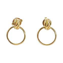 ☆☆ Tiffany & Co. ティファニー パロマ メロディ ミニフープ ピアス ゴールド K18 Bランク