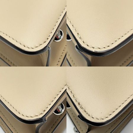  FENDI フェンディ ピーカブー I See U ROSE ベージュ 2WAYバッグ レディース シルバー金具
