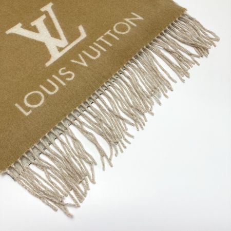  LOUIS VUITTON ルイヴィトン モノグラム マフラー・レイキャビック グラディエント M73675 ベージュ×ブラウン ストール カシミヤ