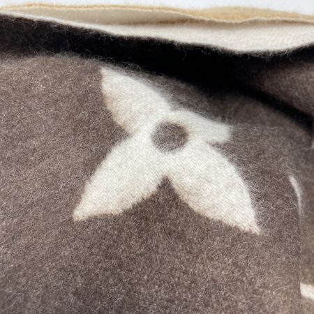  LOUIS VUITTON ルイヴィトン モノグラム マフラー・レイキャビック グラディエント M73675 ベージュ×ブラウン ストール カシミヤ