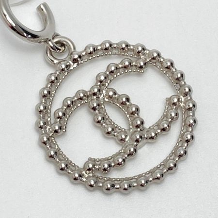  CHANEL シャネル ココマーク ラウンド スイングピアス C22C SV GP