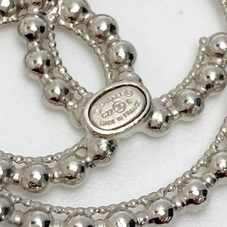  CHANEL シャネル ココマーク ラウンド スイングピアス C22C SV GP