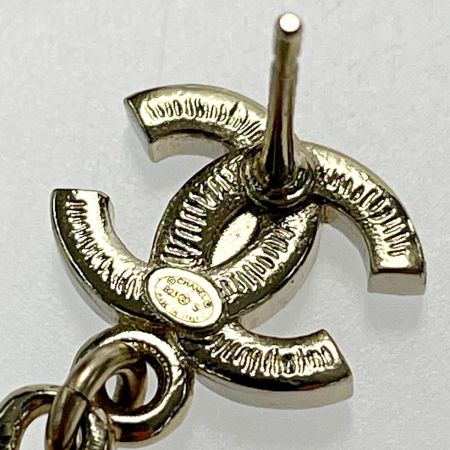  CHANEL シャネル パフューム ボトル スイングピアス ゴールド系 ココマーク GP ラインストーン フェイクパール レディース