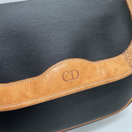  Christian Dior クリスチャンディオール ショルダーバッグ レディース ヴィンテージ ゴールド金具 ブラック