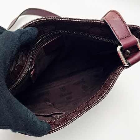  GUCCI グッチ GGインプリメ 201533 ブラウン系 ショルダーバッグ レディース シルバー金具