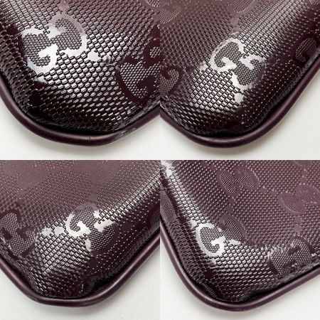  GUCCI グッチ GGインプリメ 201533 ブラウン系 ショルダーバッグ レディース シルバー金具