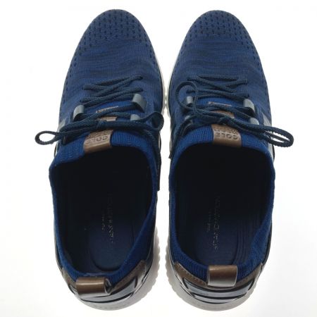  COLE HAAN コールハーン スニーカー  SIZE 9 1/2 M メンズ ネイビー×ブラウン