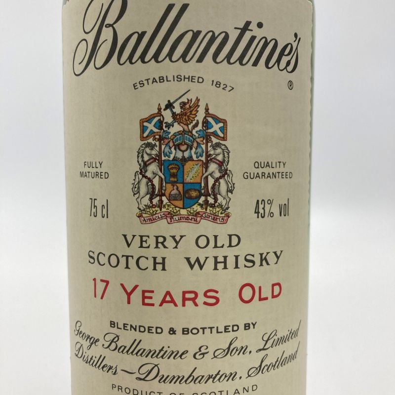 中古】 Ballantine's バランタイン ベリーオールド 17年 750ml 43度