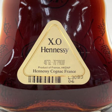  Hennessy ヘネシー XO 700ml 40度 クリアボトル 金キャップ ブランデー コニャック 古酒 未開栓