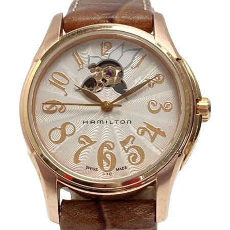  HAMILTON ハミルトン ジャズマスター H323450 ホワイト文字盤 自動巻き ボーイズ 腕時計