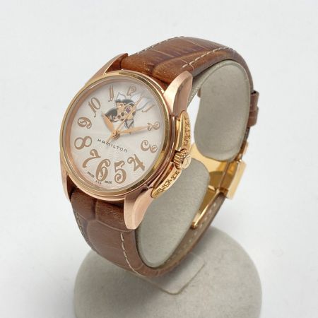  HAMILTON ハミルトン ジャズマスター H323450 ホワイト文字盤 自動巻き ボーイズ 腕時計