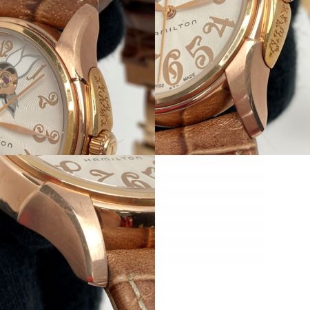  HAMILTON ハミルトン ジャズマスター H323450 ホワイト文字盤 自動巻き ボーイズ 腕時計