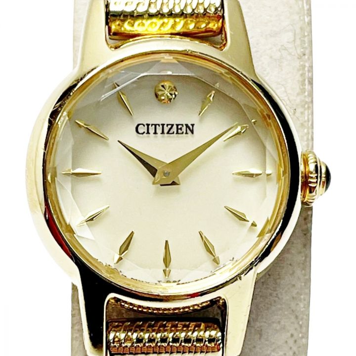 CITIZEN シチズン Kii G620-S099625 ゴールド ソーラー ステンレススチール レディース  腕時計｜中古｜なんでもリサイクルビッグバン