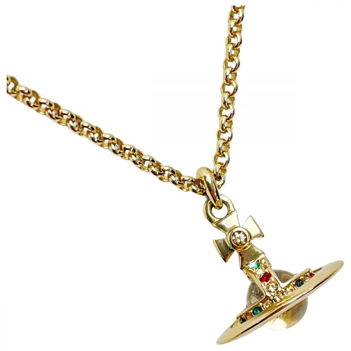 Vivienne Westwood ヴィヴィアン・ウエストウッド ネックレス ゴールド オーブ GP レディース アクセサリー  箱・布袋有｜中古｜なんでもリサイクルビッグバン