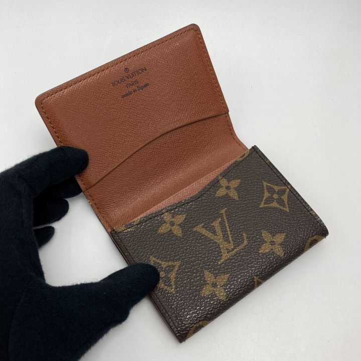 LOUIS VUITTON ルイヴィトン モノグラム アンヴェロップ・カルト ドゥ ヴィジット M62920 名刺入れ ｜中古｜なんでもリサイクルビッグバン