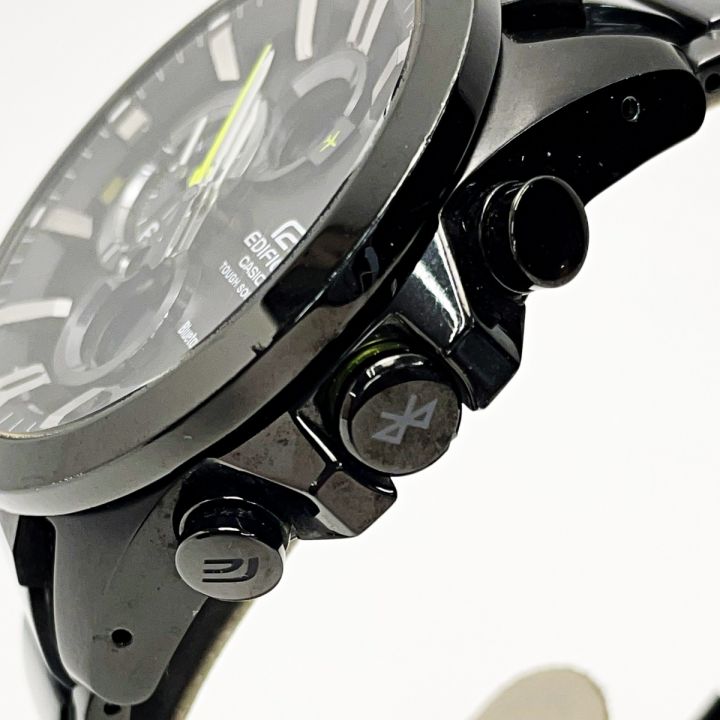 CASIO カシオ EDIFICE ECB-500DC-1AJF ブラック デジアナウォッチ ソーラー充電 ステンレススチール メンズ 腕時計 ｜中古｜なんでもリサイクルビッグバン