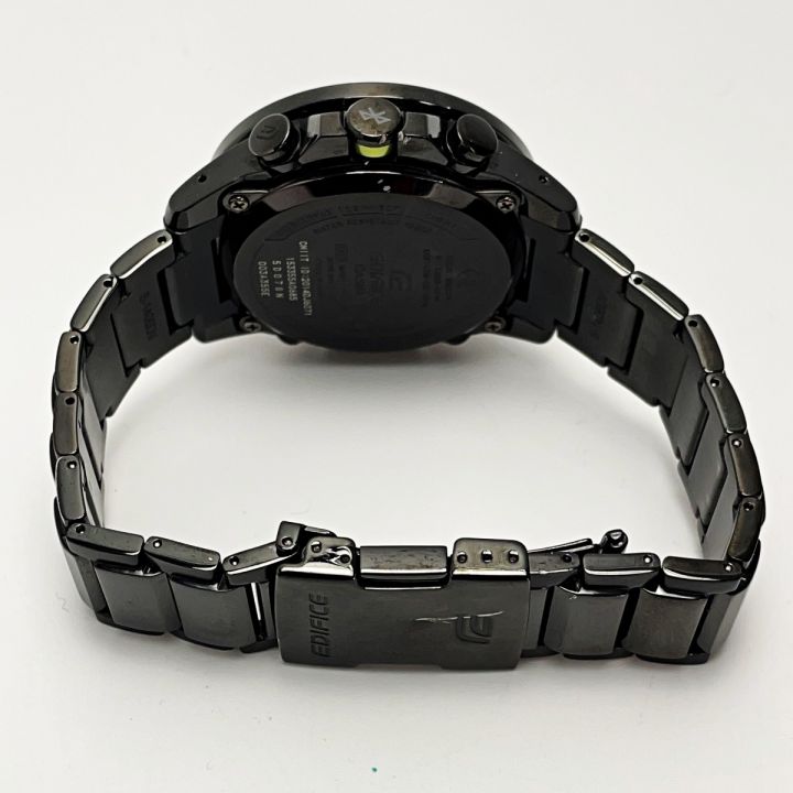 CASIO カシオ EDIFICE ECB-500DC-1AJF ブラック デジアナウォッチ ソーラー充電 ステンレススチール メンズ 腕時計 ｜中古｜なんでもリサイクルビッグバン