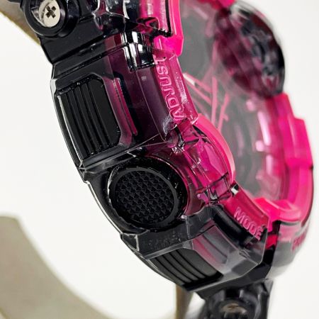 CASIO カシオ G-SHOCK クリアスケルトン GA-400SK-1A4JF ブラック×ピンク デジアナウォッチ クォーツ メンズ 腕時計