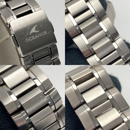  CASIO カシオ オシアナス マンタ デイト OCW-S1300-1AJF 電波ソーラー メンズ 腕時計 OCEANUS Manta