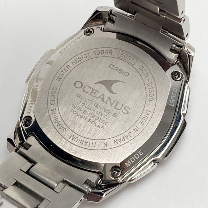 CASIO カシオ オシアナス マンタ デイト OCW-S1300-1AJF 電波ソーラー メンズ 腕時計 OCEANUS  Manta｜中古｜なんでもリサイクルビッグバン