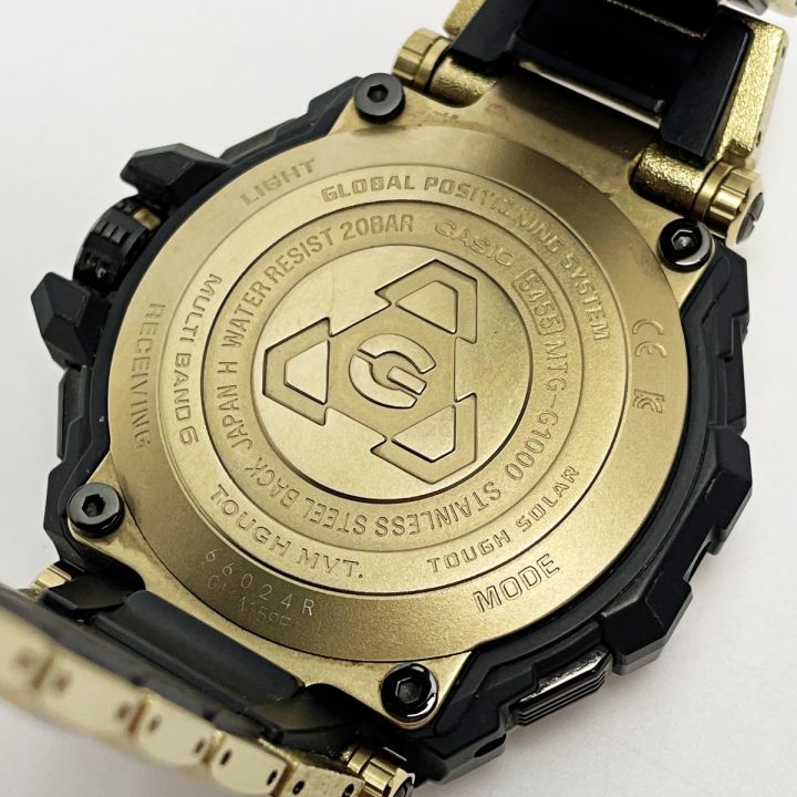 CASIO カシオ G-SHOCK MTG-G1000RG-1AJR パラサイトゴールド ソーラー電波GPS 世界700本限定 腕時計  ケース有｜中古｜なんでもリサイクルビッグバン