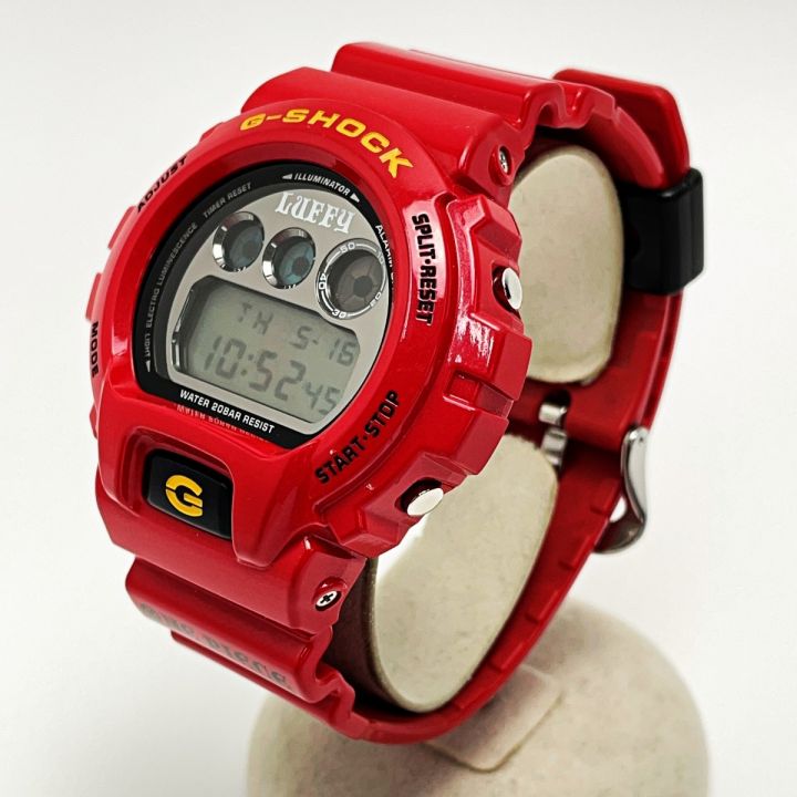 中古】 CASIO カシオ G-SHOCK DW-6900FS ONE PIECE LUFFY モデル レッド 9999本限定 クォーツ メンズ 腕時計｜総合リサイクルショップ  なんでもリサイクルビッグバン オンラインストア