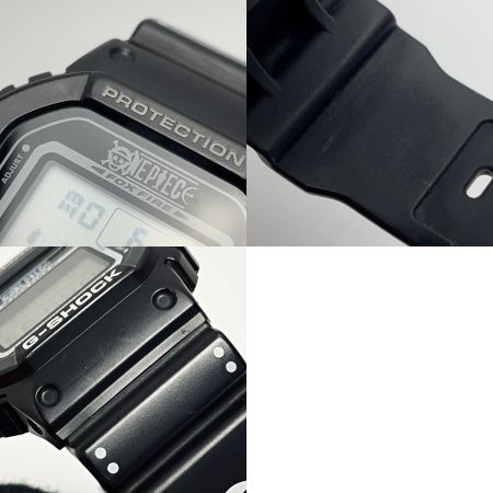  CASIO カシオ G-SHOCK ONEPIECEコラボ DW-5600VT 麦わらの一味 ブラック クォーツ ユニセックス 腕時計 箱・取説有