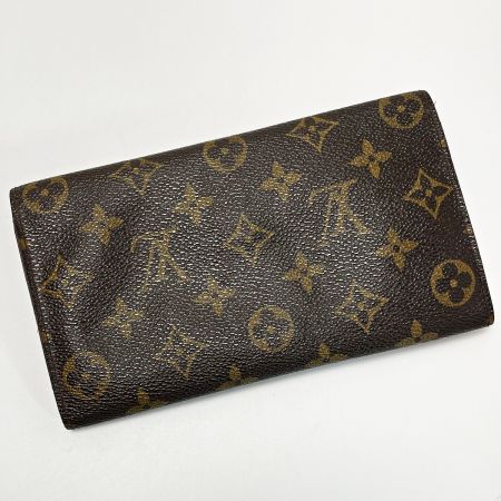  LOUIS VUITTON ルイヴィトン モノグラム ポルトトレゾール インターナショナル M61215 ブラウン 3つ折り財布 レディース