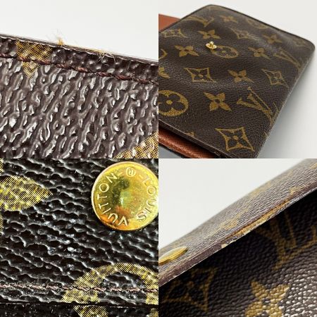  LOUIS VUITTON ルイヴィトン モノグラム ポルトトレゾール インターナショナル M61215 ブラウン 3つ折り財布 レディース