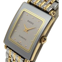 ☆☆ RADO ラドー フローレンス 153.3606.2N シルバー クォーツ レディース 腕時計 FLORENCE Bランク