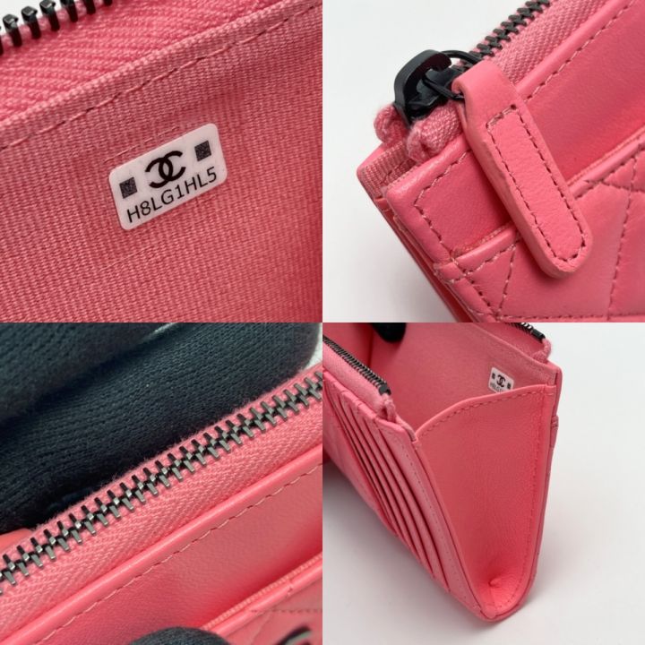 中古】 CHANEL シャネル ココマーク マトラッセ カードケース ...