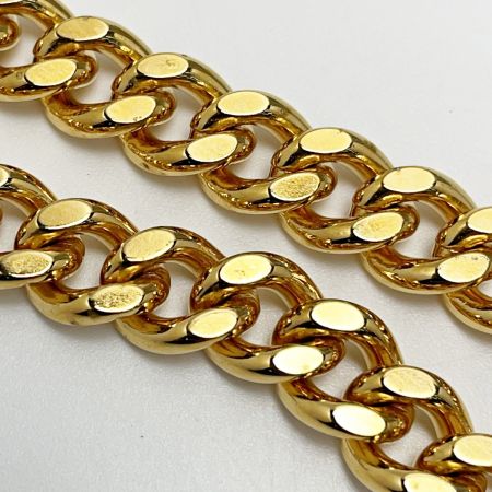  CHANEL シャネル RUE CAMBON B22A GP メタルロゴ ネックレス レディース アクセサリー