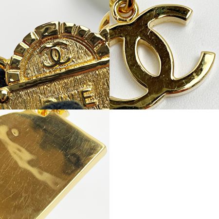  CHANEL シャネル RUE CAMBON B22A GP メタルロゴ ネックレス レディース アクセサリー