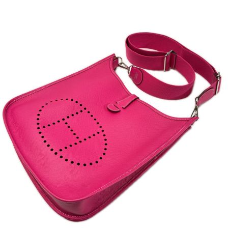 HERMES エルメス ワンショルダーバッグ エブリン ローズティリアン ピンク Ｒ刻印 レディース