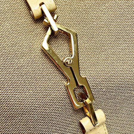  GUCCI グッチ バンブー 001-4060 ベージュ ワンショルダーバッグ キャンバス×レザー レディース