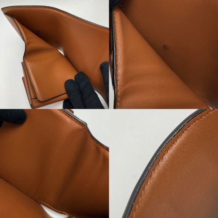  CELINE セリーヌ トリオンフ スモールウォレット ナチュラル 3つ折り財布 キャンバス×レザー